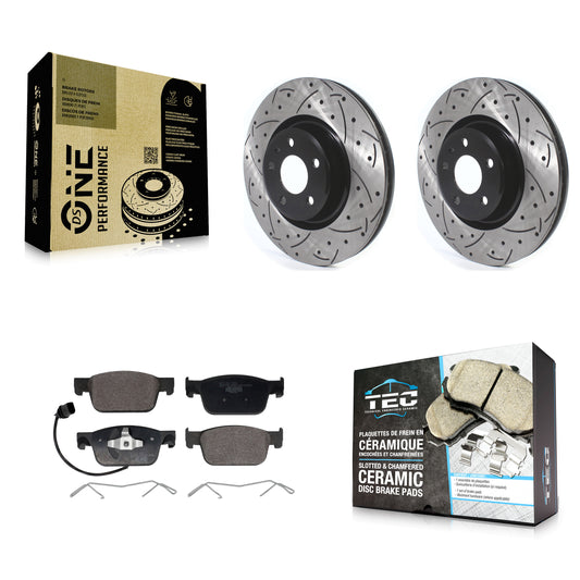 [Avant] Disque et plaquette de frein pour Audi A4 Quattro KDT-101206