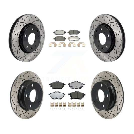 [Avant et Arrière] Disque et plaquette de frein pour Nissan Sentra rear brakes KDT-101224