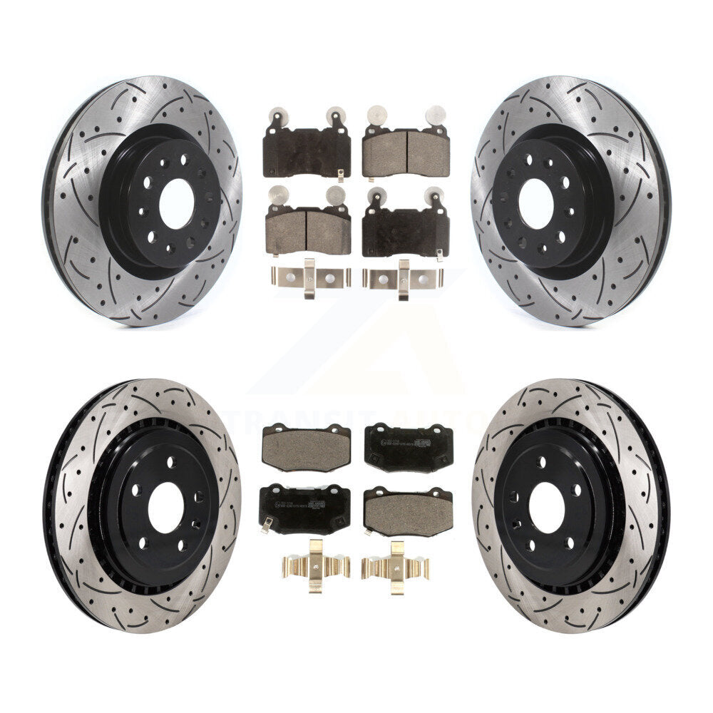 [Avant et Arrière] Disque et plaquette de frein pour Chevrolet Camaro With Brembo Brakes KDT-101225