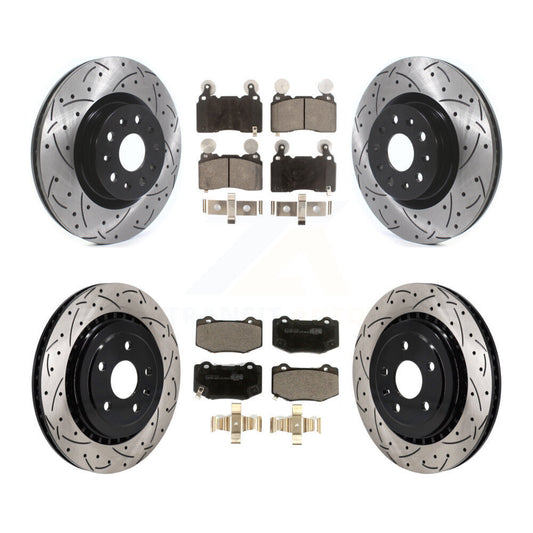 [Avant et Arrière] Disque et plaquette de frein pour Chevrolet Camaro With Brembo Brakes KDT-101225