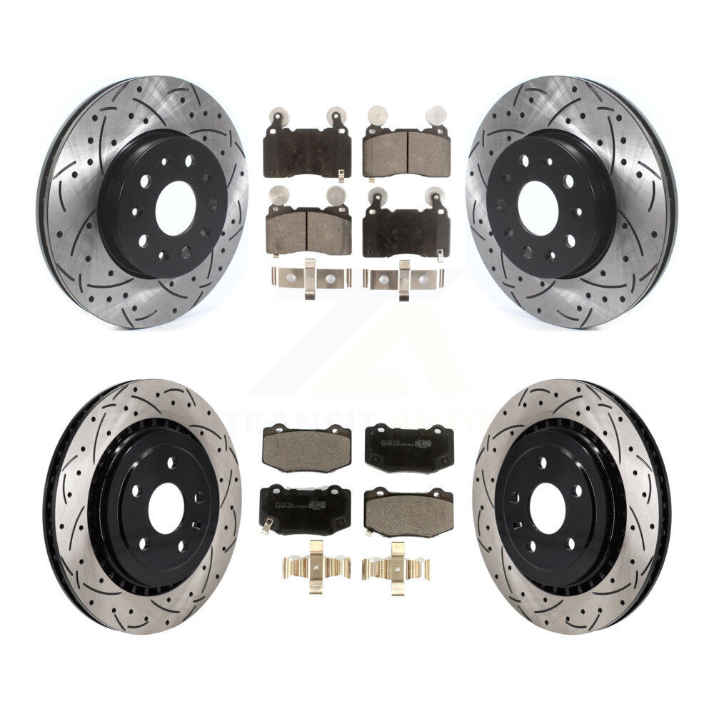 [Avant et Arrière] Disque et plaquette de frein pour Chevrolet Camaro With Brembo Brakes KDT-101226