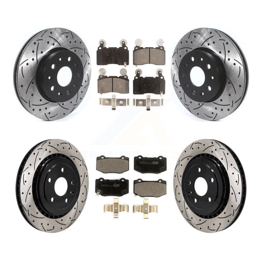 [Avant et Arrière] Disque et plaquette de frein pour Chevrolet Camaro With Brembo Brakes KDT-101226