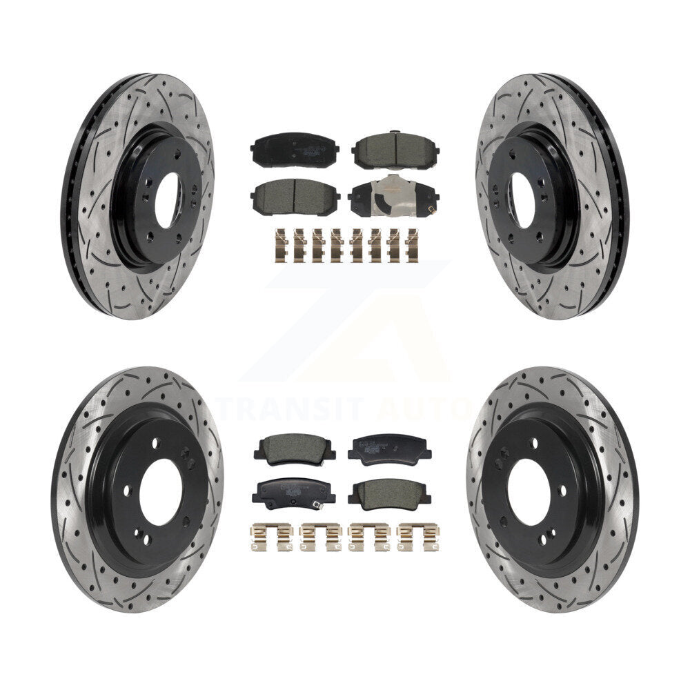 [Avant et Arrière] Disque et plaquette de frein pour Hyundai Sonata Kia Niro EV K5 KDT-101228