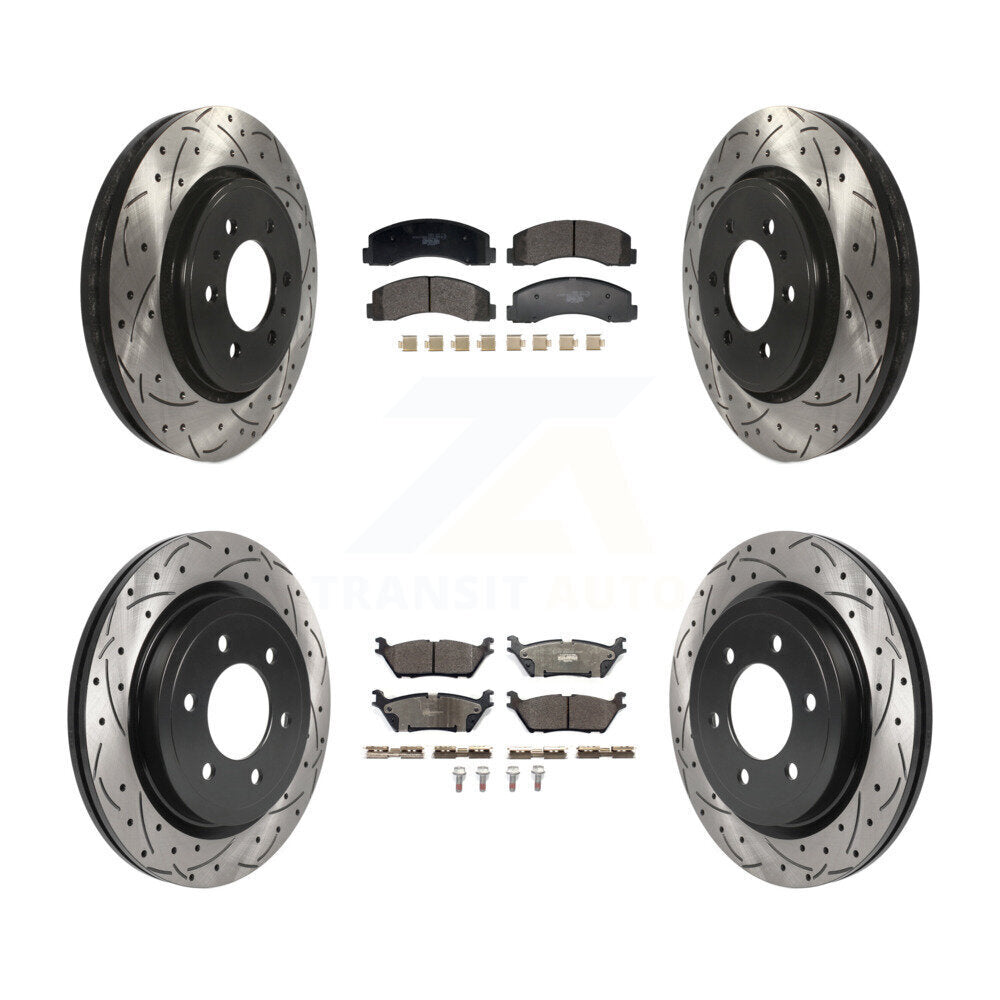 [Avant et Arrière] Disque et plaquette de frein pour Ford F-150 Expedition Lincoln KDT-101230