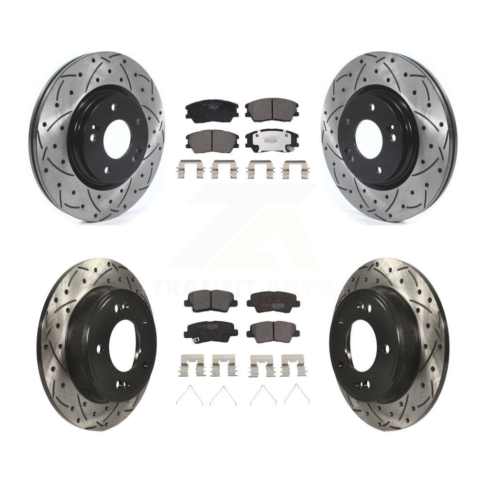 [Avant et Arrière] Disque et plaquette de frein pour Kia Soul KDT-101231