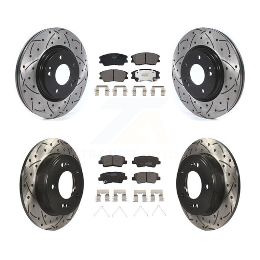[Avant et Arrière] Disque et plaquette de frein pour Kia Soul KDT-101231