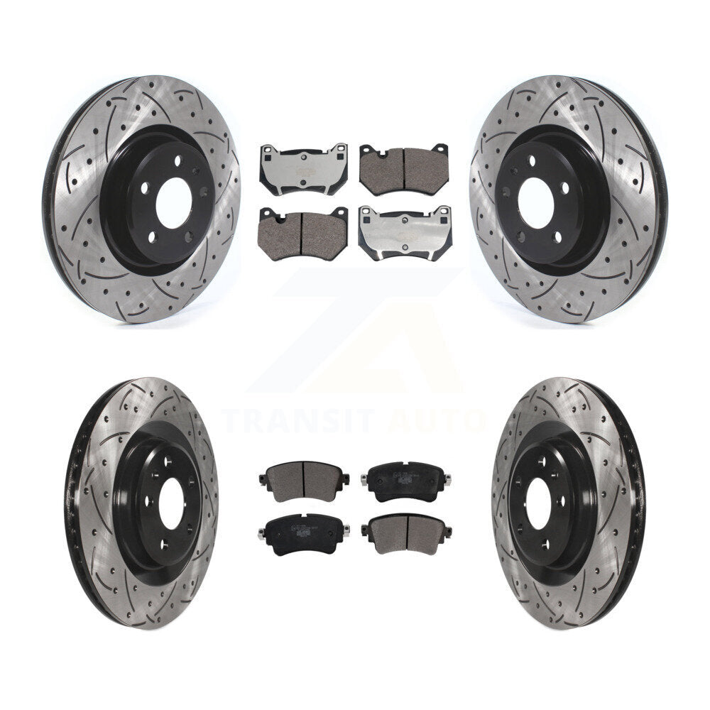 [Avant et Arrière] Disque et plaquette de frein pour 2018 Audi Q5 With Brembo Calipers KDT-101239