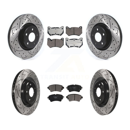 [Avant et Arrière] Disque et plaquette de frein pour 2018 Audi Q5 With Brembo Calipers KDT-101239