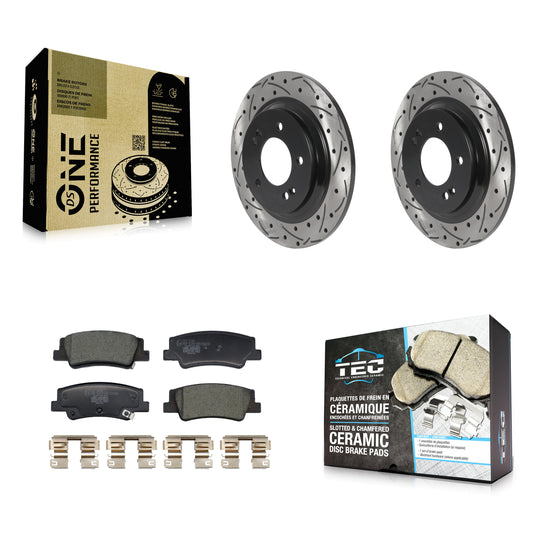 [Arrière] Disque et plaquette de frein pour Hyundai Sonata Kia Niro EV K5 KDT-101268