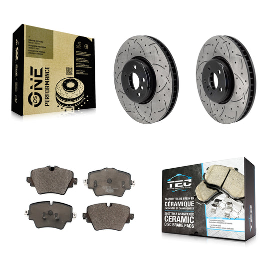[Avant] Disque et plaquette de frein pour 21 Toyota GR Supra With 4 Piston Caliper KDT-101273