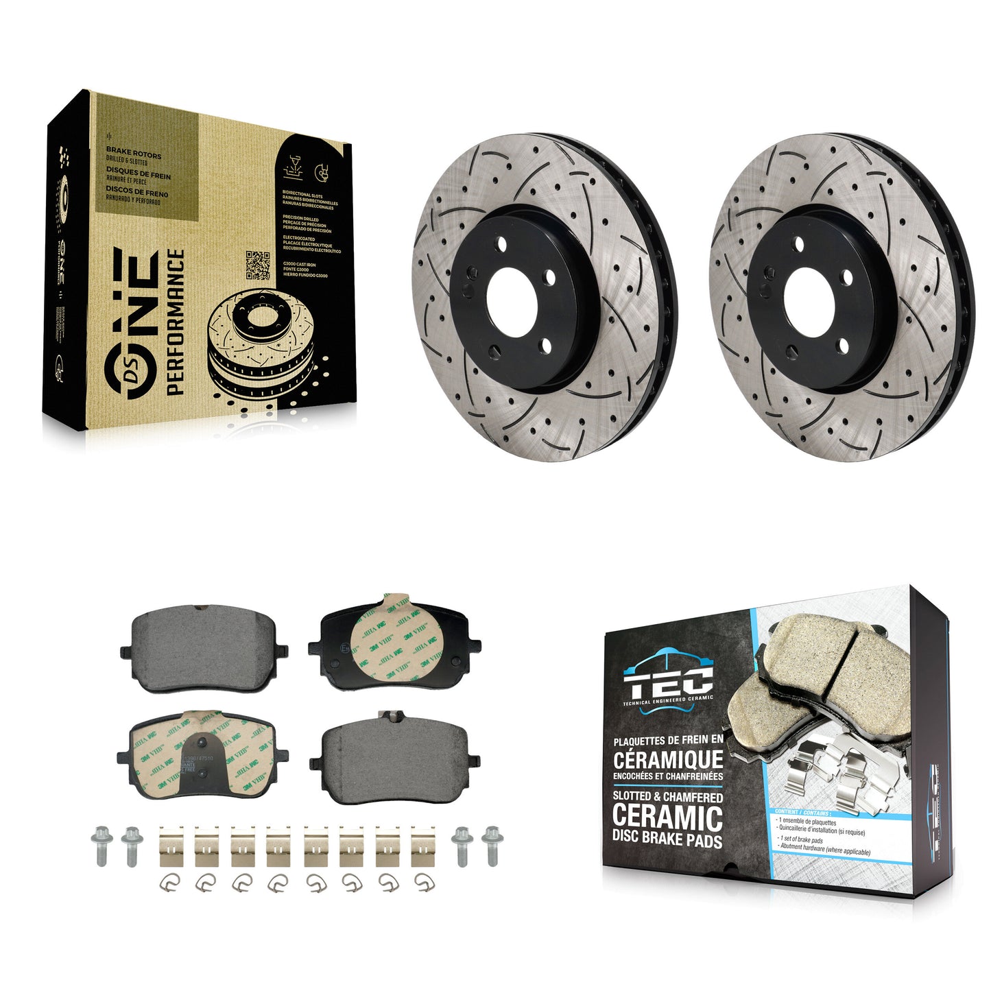 [Avant] Disque et plaquette de frein pour Mercedes-Benz A220 CLA250 KDT-101280