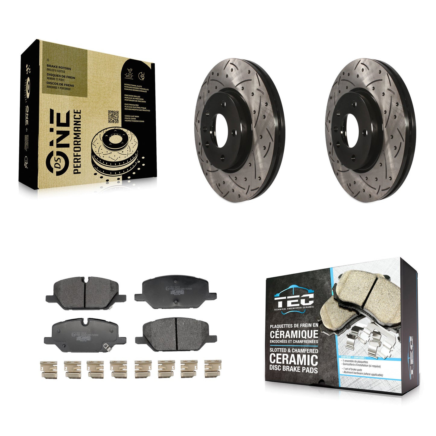 [Avant] Disque et plaquette de frein pour GMC Terrain KDT-101283