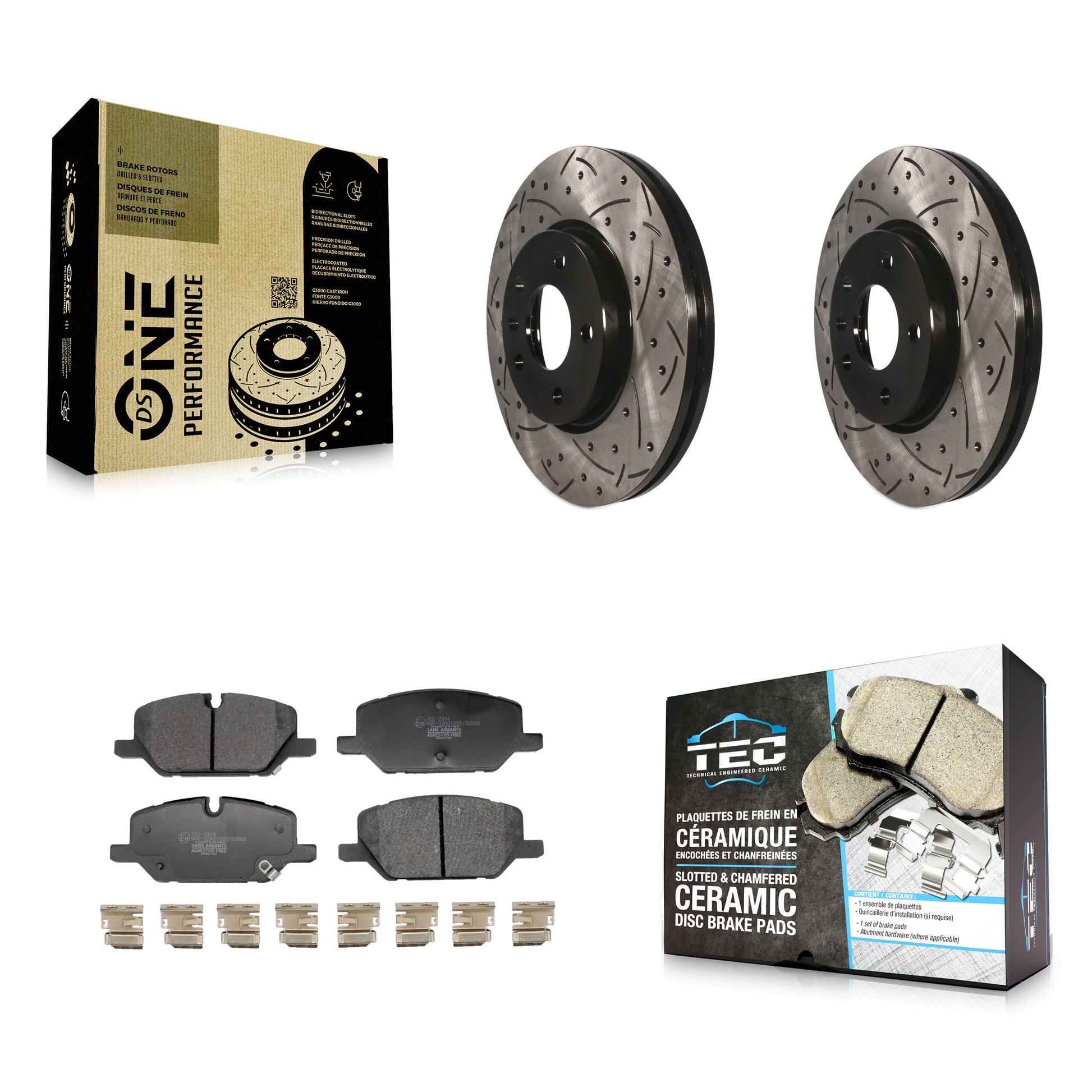 [Avant] Disque et plaquette de frein pour GMC Terrain KDT-101283