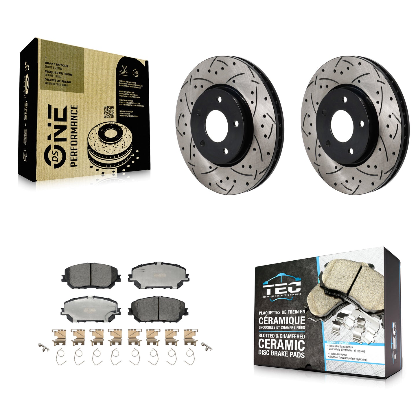 [Avant] Disque et plaquette de frein pour Nissan Rogue KDT-101284