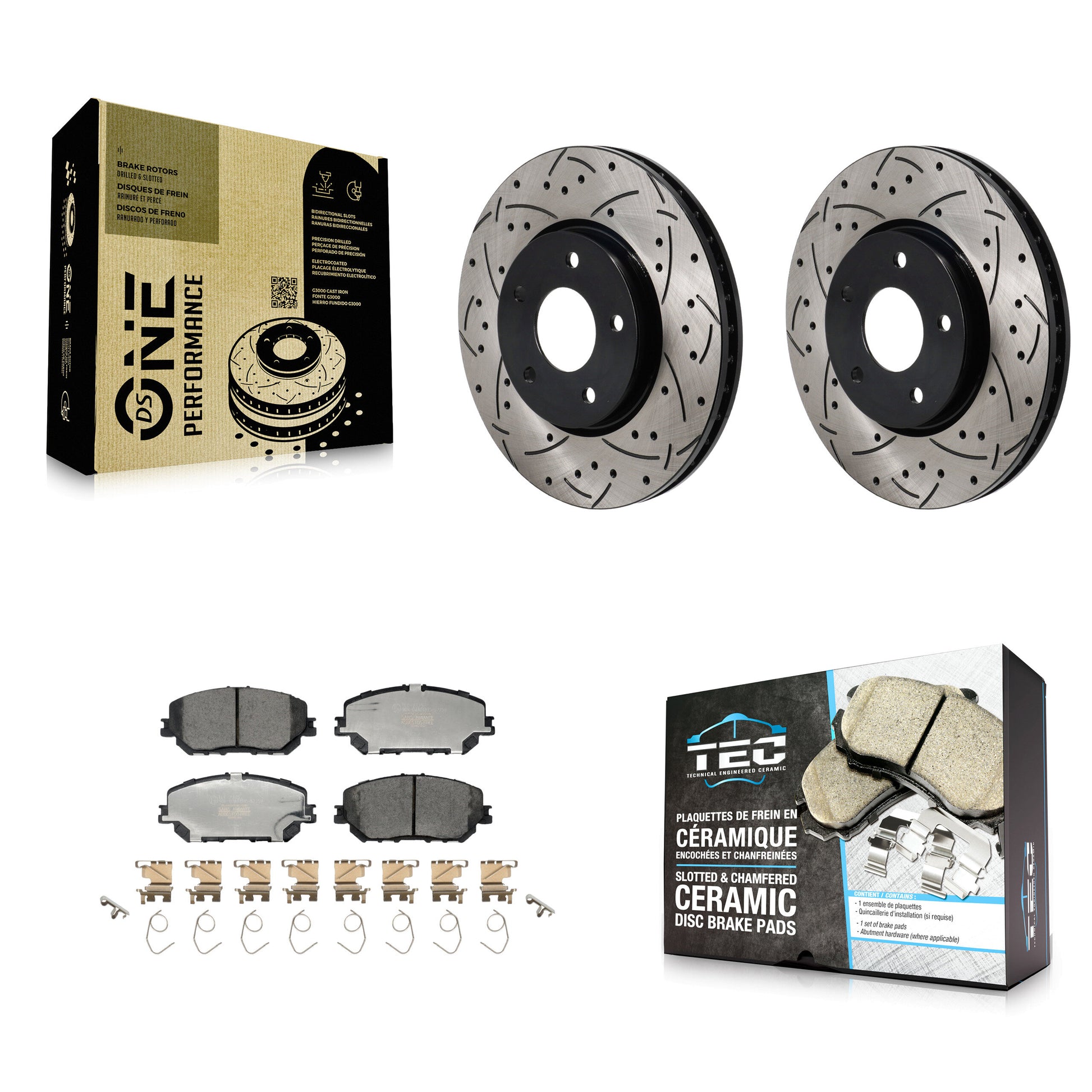 [Avant] Disque et plaquette de frein pour Nissan Rogue KDT-101284