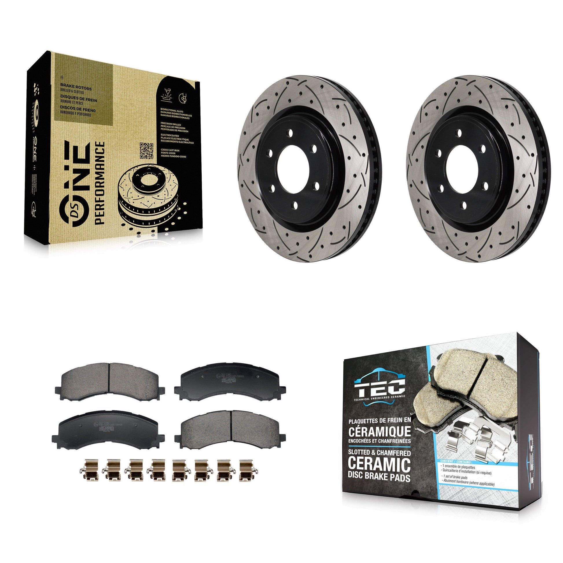 [Avant] Disque et plaquette de frein pour Ford F-150 Bronco Expedition Lincoln KDT-101299