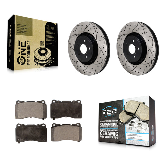 [Avant] Disque et plaquette de frein pour Subaru BRZ Impreza Toyota 86 KDT-101305