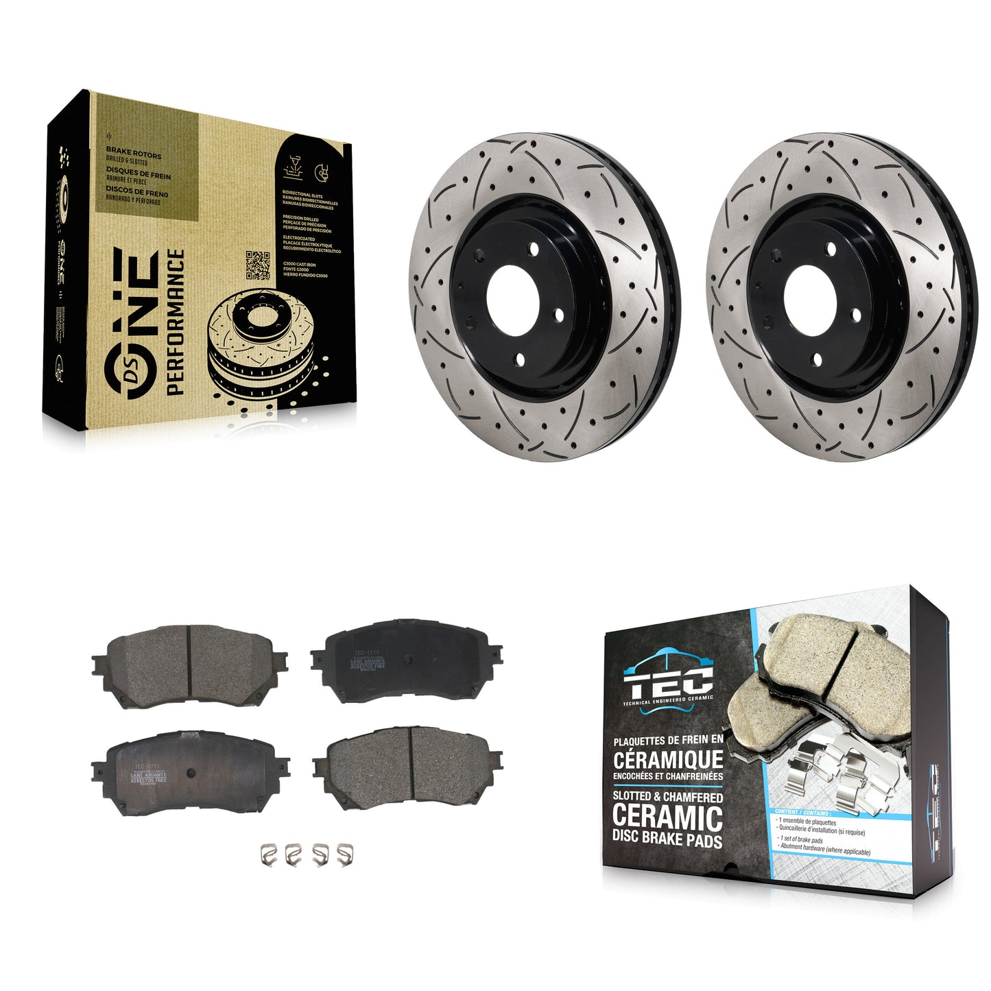 [Avant] Disque et plaquette de frein pour 2021 Mazda 6 Turbocharged KDT-101308