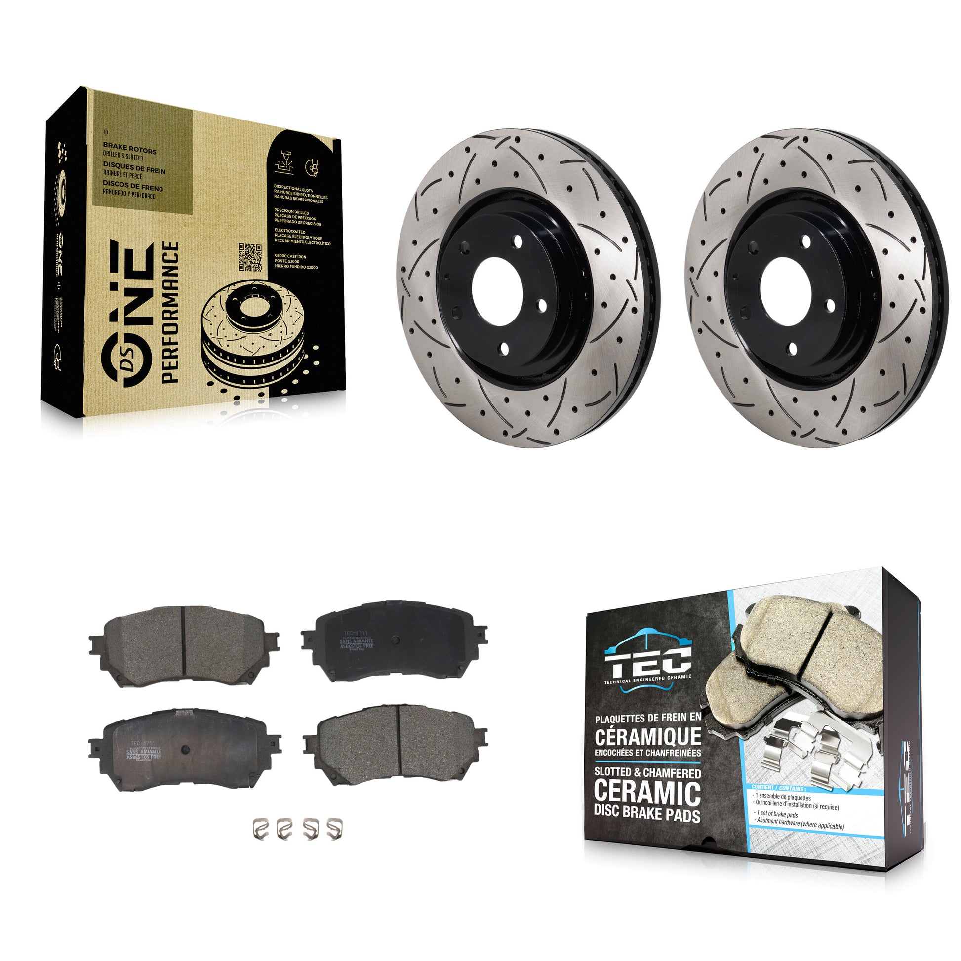 [Avant] Disque et plaquette de frein pour 2021 Mazda 6 Turbocharged KDT-101308