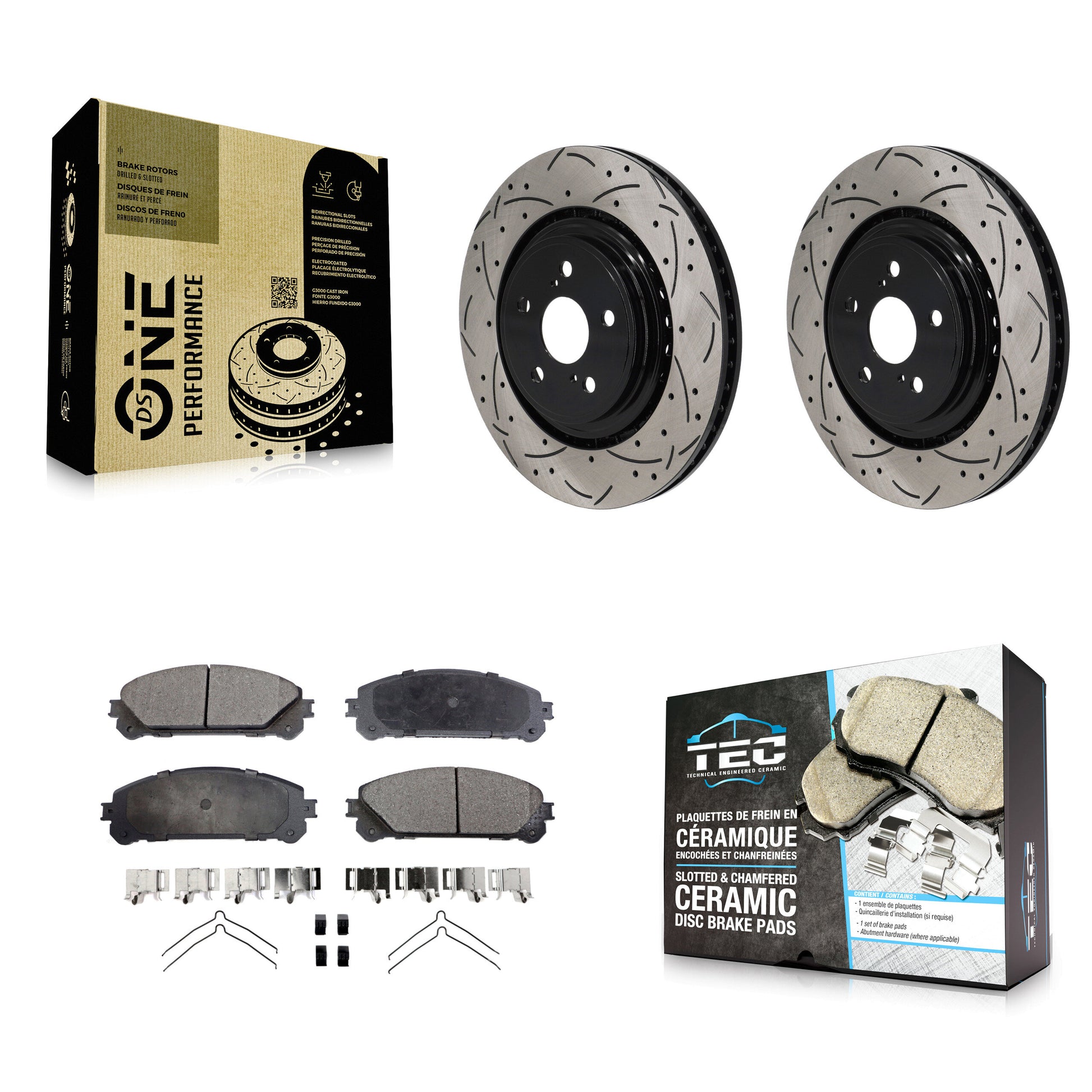 [Avant] Disque et plaquette de frein pour 2020-2022 Toyota Highlander KDT-101313