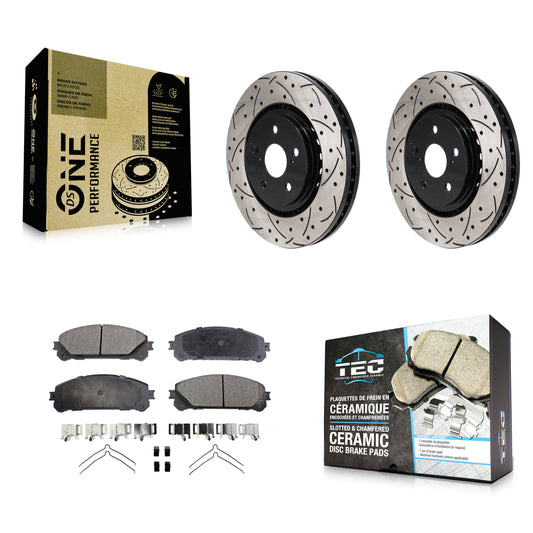 [Avant] Disque et plaquette de frein pour Toyota Sienna RAV4 Prime bZ4X Subaru KDT-101314