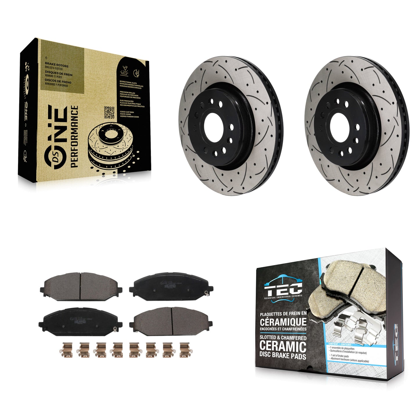 [Avant] Disque et plaquette de frein pour Ram 1500 Jeep Wagoneer Grand L KDT-101328