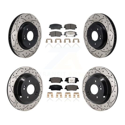 [Avant et Arrière] Disque et plaquette de frein pour Genesis G70 Kia Stinger KDT-101340