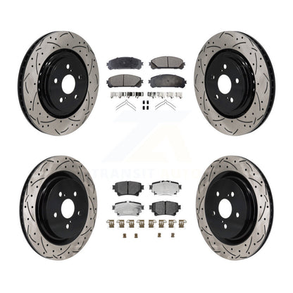 [Avant et Arrière] Disque et plaquette de frein pour 2020-2022 Toyota Highlander KDT-101346