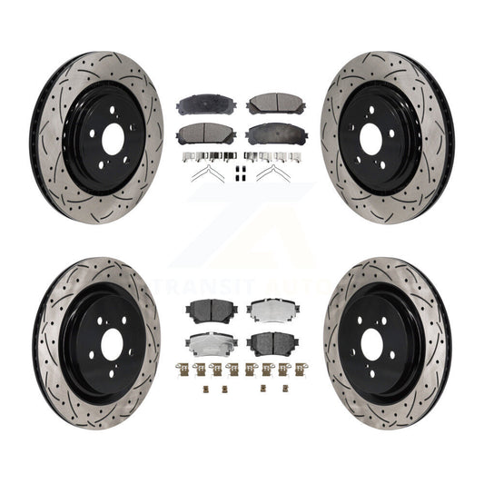 [Avant et Arrière] Disque et plaquette de frein pour 2020-2022 Toyota Highlander KDT-101346