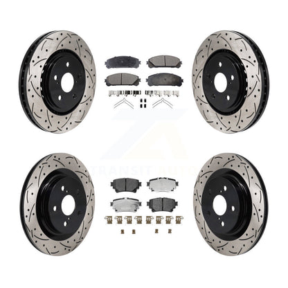 [Avant et Arrière] Disque et plaquette de frein pour Toyota Sienna RAV4 Prime bZ4X Lexus KDT-101347