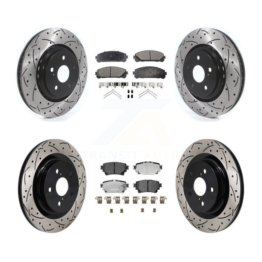 [Avant et Arrière] Disque et plaquette de frein pour Lexus NX350h NX350 NX250 Toyota KDT-101348
