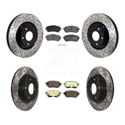 [Avant et Arrière] Disque et plaquette de frein pour 2021 Mazda 6 Turbocharged KDT-101354