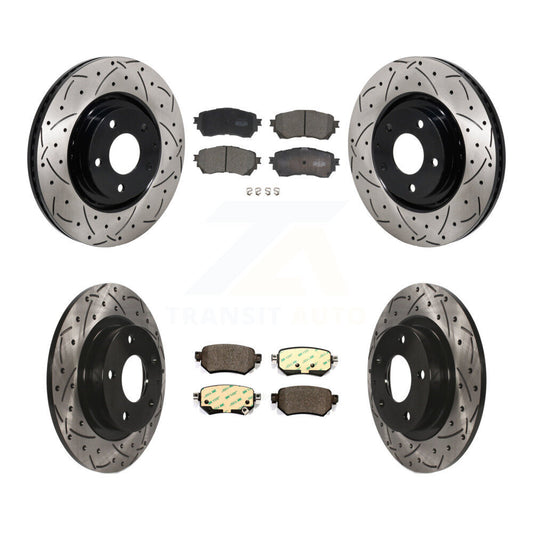 [Avant et Arrière] Disque et plaquette de frein pour 2021 Mazda 6 Turbocharged KDT-101354