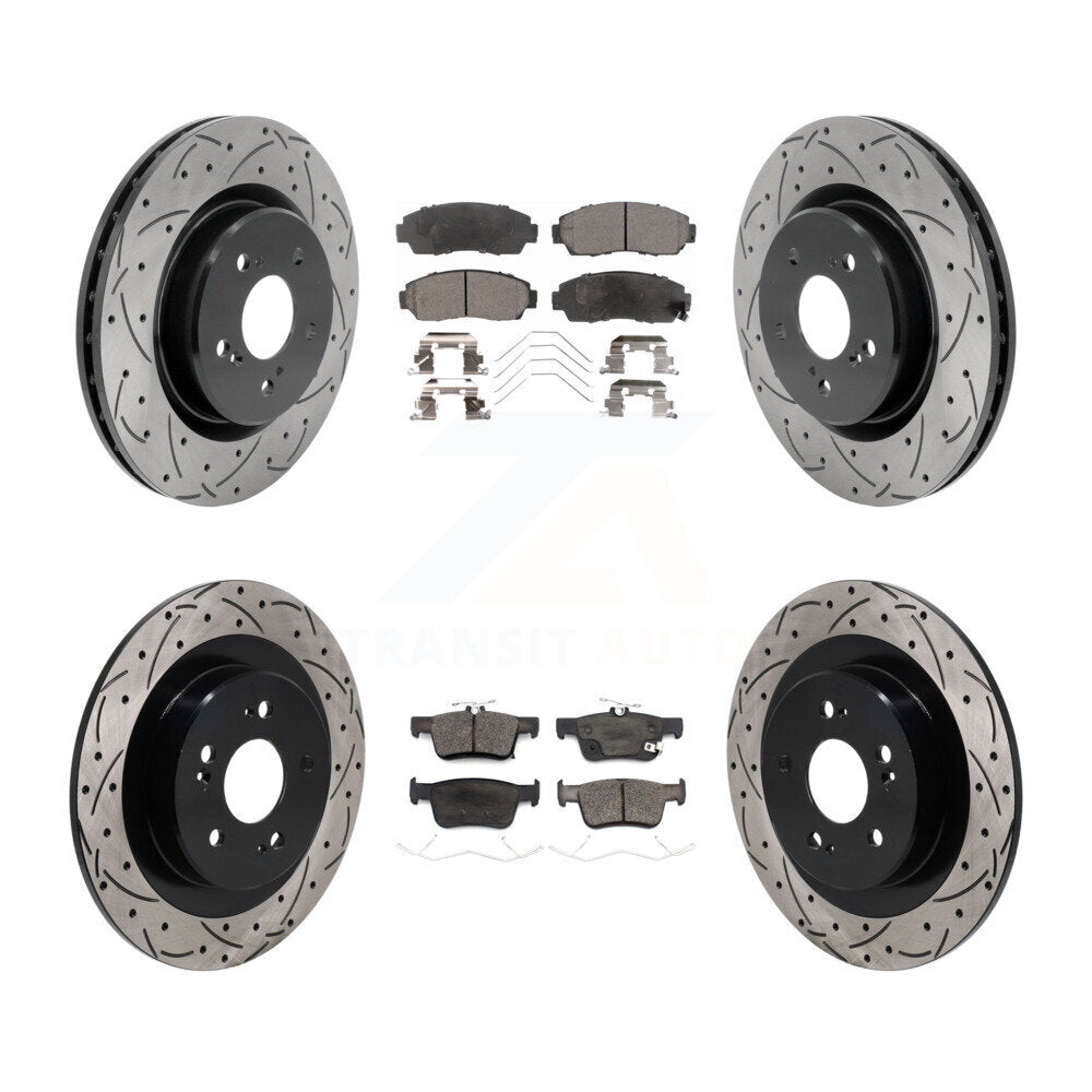 [Avant et Arrière] Disque et plaquette de frein pour 2021-2023 Acura TLX 2.0L KDT-101369
