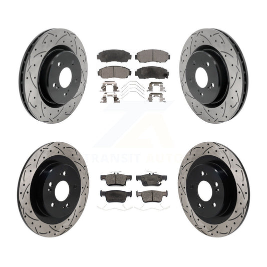 [Avant et Arrière] Disque et plaquette de frein pour 2021-2023 Acura TLX 2.0L KDT-101369