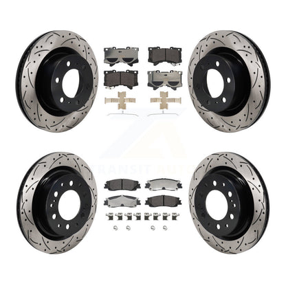 [Avant et Arrière] Disque et plaquette de frein pour Toyota Tundra Sequoia Lexus LX600 KDT-101370