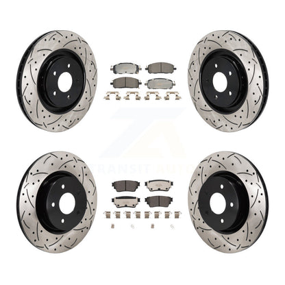 [Avant et Arrière] Disque et plaquette de frein pour Mitsubishi Outlander Nissan QX60 KDT-101372