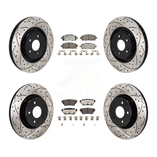 [Avant et Arrière] Disque et plaquette de frein pour Mitsubishi Outlander Nissan QX60 KDT-101372