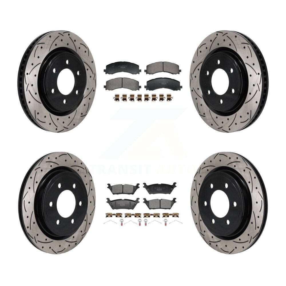 [Avant et Arrière] Disque et plaquette de frein pour Ford F-150 Expedition Lincoln KDT-101375