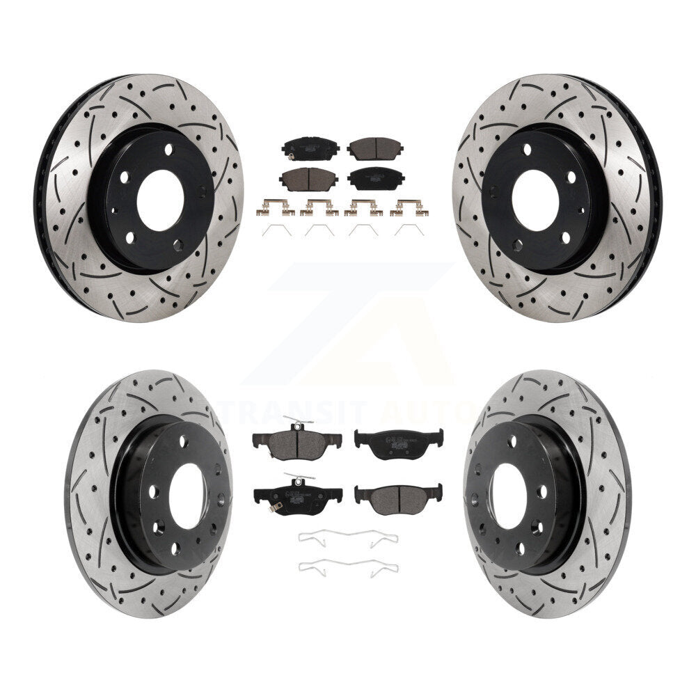 [Avant et Arrière] Disque et plaquette de frein pour Mazda 3 Sport FWD KDT-101383