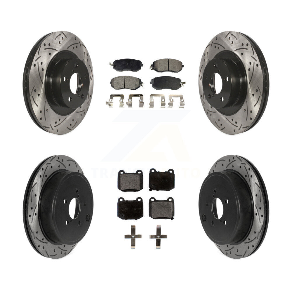 [Avant et Arrière] Disque et plaquette de frein pour 17 Subaru BRZ Without Brembo Brakes KDT-101387