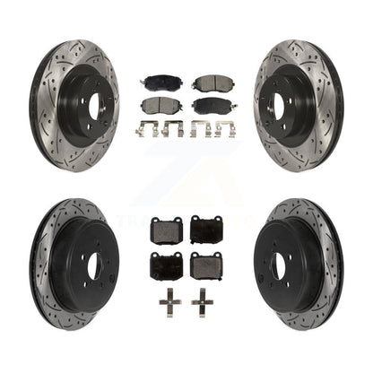 [Avant et Arrière] Disque et plaquette de frein pour 17 Subaru BRZ Without Brembo Brakes KDT-101387