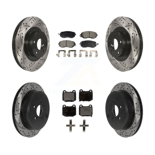 [Avant et Arrière] Disque et plaquette de frein pour 17 Subaru BRZ Without Brembo Brakes KDT-101387