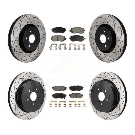 [Avant et Arrière] Disque et plaquette de frein pour 2019 Toyota 86 With Brembo Brakes KDT-101390