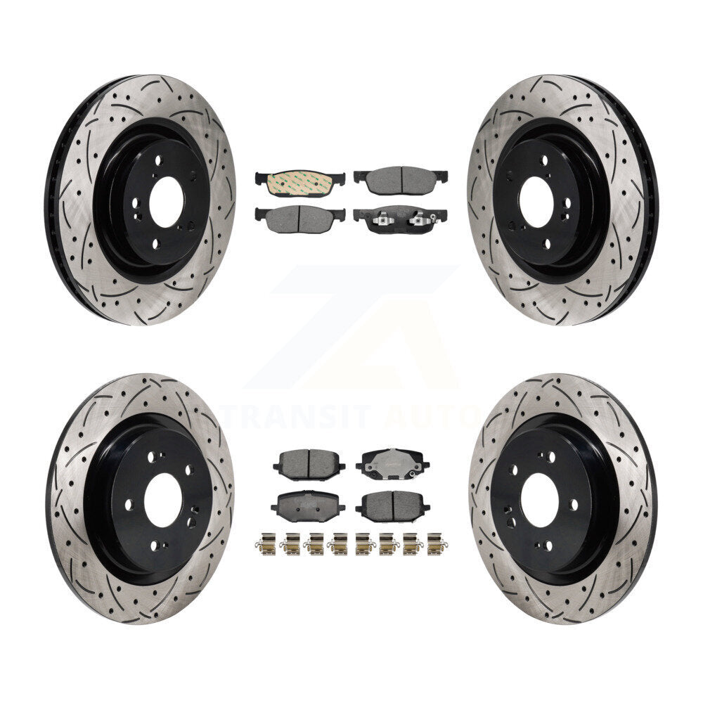 [Avant et Arrière] Disque et plaquette de frein pour 2022-2023 Acura MDX 3.5L KDT-101391