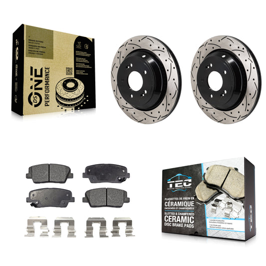 [Arrière] Disque et plaquette de frein pour Hyundai Equus Kia K900 KDT-101401