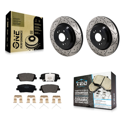 [Arrière] Disque et plaquette de frein pour Genesis G70 Kia Stinger G80 KDT-101404