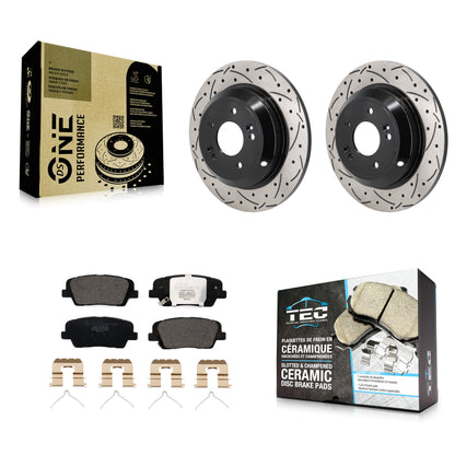 [Arrière] Disque et plaquette de frein pour Genesis G70 Kia Stinger KDT-101405