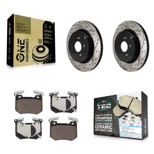 [Arrière] Disque et plaquette de frein pour Genesis G70 Kia Stinger KDT-101406