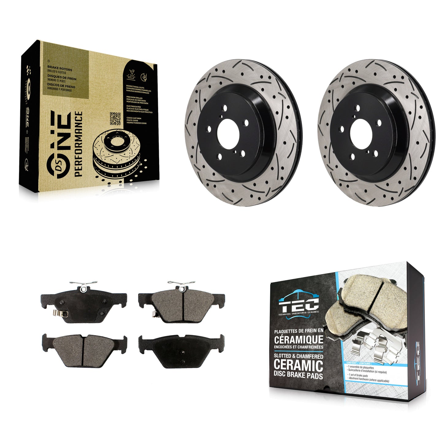 [Arrière] Disque et plaquette de frein pour Subaru Crosstrek KDT-101422